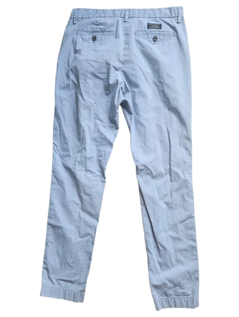 Banana Republic Mason Chino Pants | Light Gray Blue, Size 28x30